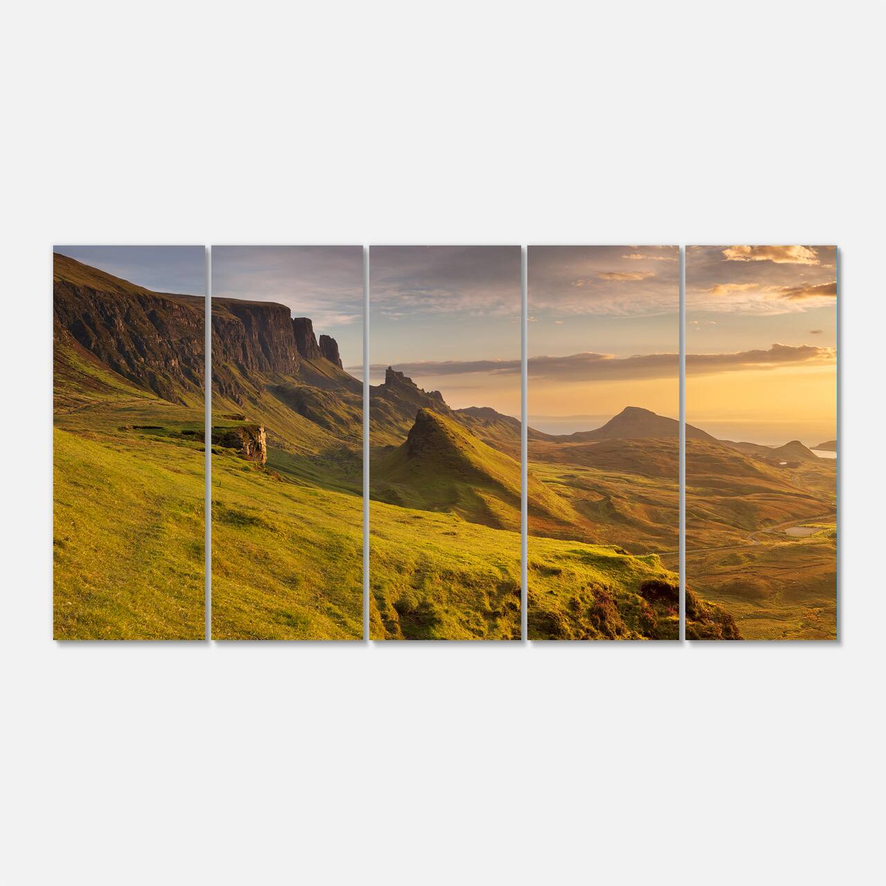Designart - Sunrise at Quiraing Scotland - Landscape Canvas Art Print